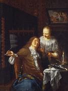 Paulus Moreelse Lady and Cavalier France oil painting artist